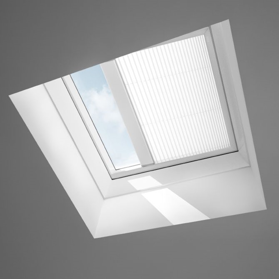 Velux Fmg Electric Flat Roof Pleated Blinds L Uk 7151